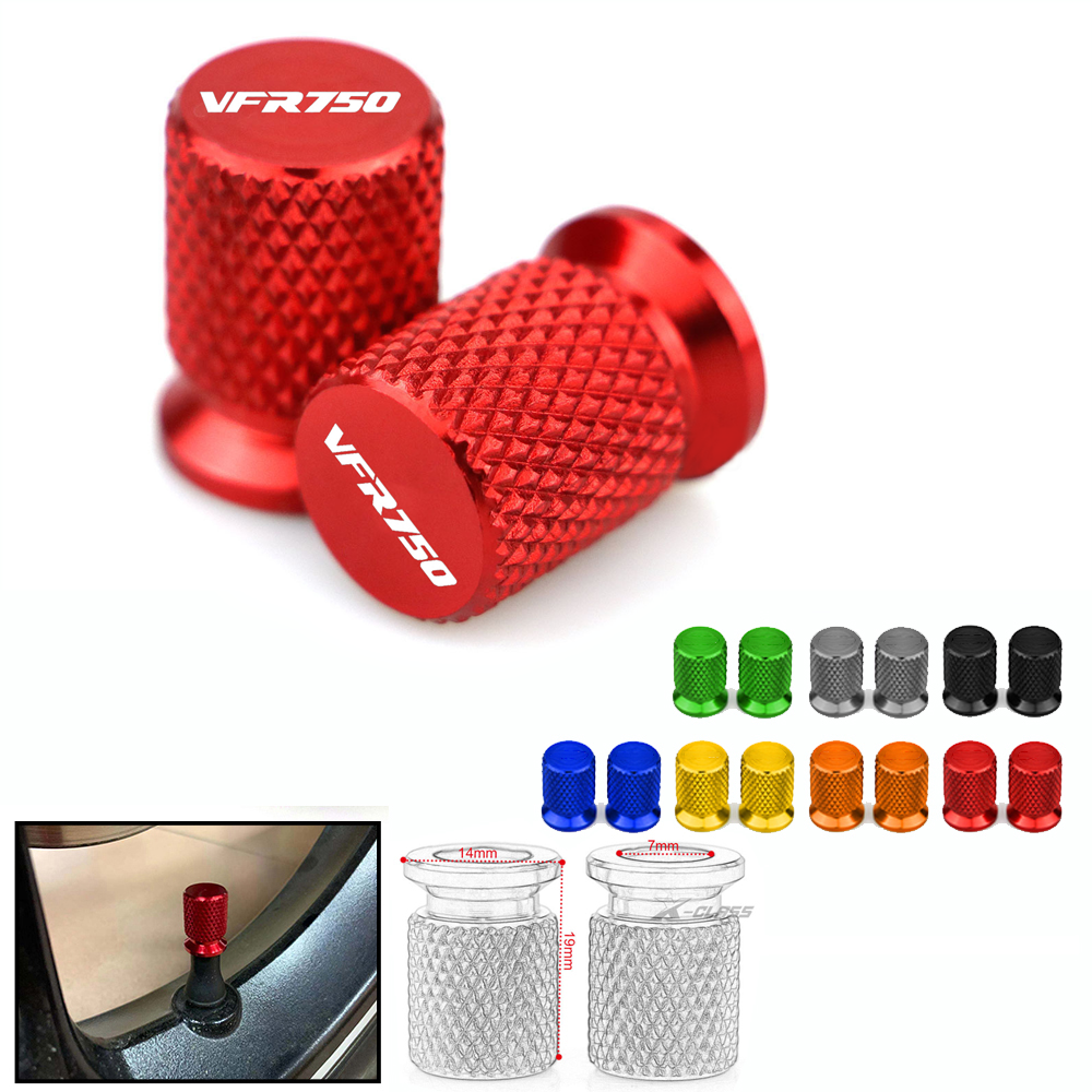 auto part spare New Motorcycle Accessories Aluminum Wheel Tyre Valve Air Port Cover Cap For Honda VFR750