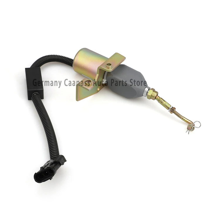 China Guangzhou For Cummins 6BT 6BTA 5.9L 4BT 4BTA Engine Fuel Shutoff Solenoid 5295567 4942879 24V Excavator Genset Parts