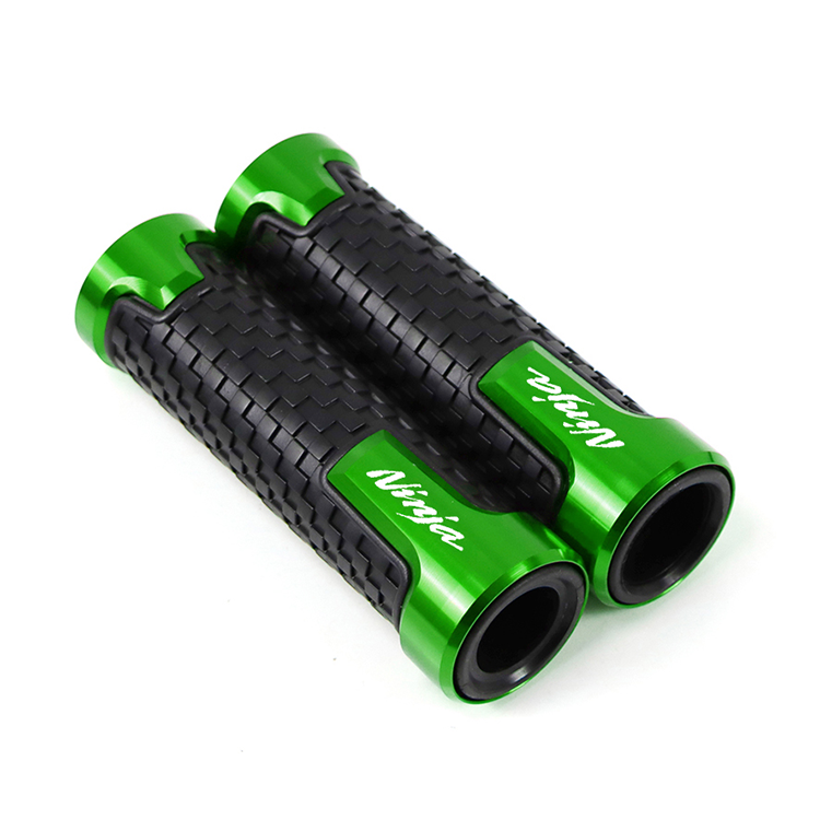 China Guangzhou 7/8 "22mm Handlebar Grips For Kawasaki Ninja 250 300 400 ZX-6R ZX-10R ZX-25R Accessories Motorcycle Handle Grip New