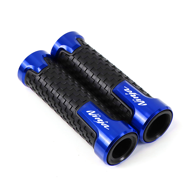 China Guangzhou 7/8 "22mm Handlebar Grips For Kawasaki Ninja 250 300 400 ZX-6R ZX-10R ZX-25R Accessories Motorcycle Handle Grip New