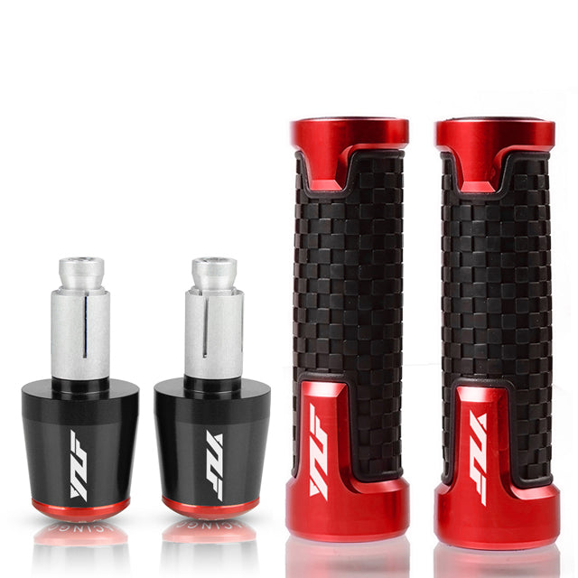 China Guangzhou For Yamaha YZF R1 YZF R6 YZFR6 YZF R125 CNC 22MM Motorcycle Handlebar Grips Handle Bar Cap End Plugs